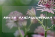 虎扑NBA专区，湖人相关内容受篮球爱好者热捧