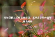 揭秘英格兰足球联赛级别，足球金字塔分层与升级规则