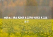 三国杀许褚超高伤害出装策略揭秘及出装图片展示