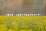 深度剖析，三国杀神孙策是否值得购买？