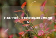 日本职业联赛，亚洲足球璀璨明珠及其排名情况