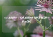 Steam成就统计，游戏旅程别样记录及相关统计网站盘点