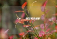 PUBG 17.1更新时间解析
