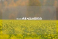 Steam唤出     全面指南