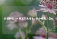 多面解读 NBA 球星历史排名，前十球星大盘点