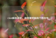CSGO探员皮肤，游戏里的时尚个性符号