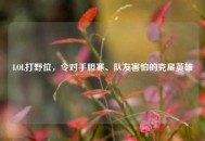 LOL打野位，令对手胆寒、队友害怕的克星英雄