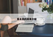 爱去搞的简单介绍