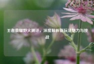 王者荣耀野火测评，深度解析新玩法魅力与挑战