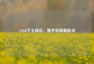 CSGO下士段位，新手征程新起点