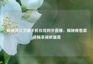解锁浙江卫视手机在线同步直播，揭秘观看渠道畅享视听盛宴