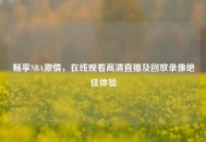 畅享NBA***，在线观看高清直播及回放录像绝佳体验