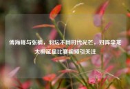 傅海峰与张楠，羽坛不同时代光芒，对阵李龙大柳延星比赛视频引关注