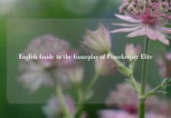 English Guide to the Gameplay of Peacekeeper Elite