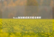 Steam加加刷成就攻略全解析
