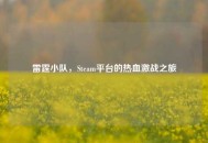 雷霆小队，Steam平台的热血激战之旅