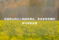 历届体坛风云人物颁奖典礼，见证体育荣耀时刻与获奖名单