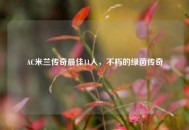 AC米兰传奇更佳11人，不朽的绿茵传奇