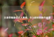 王者荣耀更佳过人集锦，令人惊叹的操作盛宴