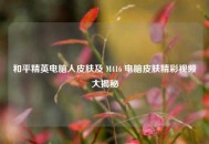 和平精英电脑人皮肤及 M416 电脑皮肤精彩视频大揭秘