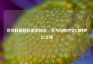 欧洲杯德国队最新阵容，实力与期待交织的梦幻之师