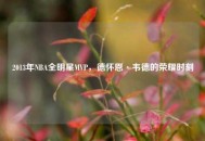 2013年NBA全明星MVP，德怀恩·韦德的荣耀时刻