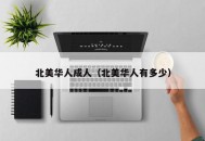 北美华人成人（北美华人有多少）
