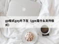 gp格式gay片下在（gpx是什么文件格式）