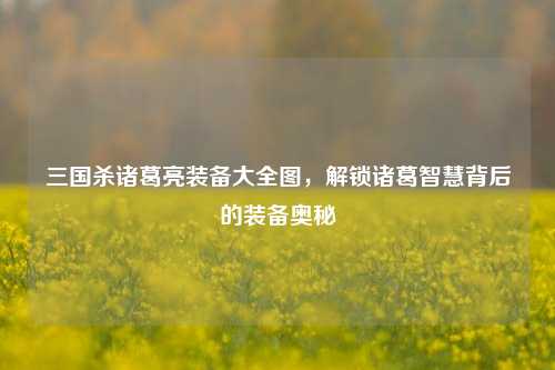 三国杀诸葛亮装备大全图,解锁诸葛智慧背后的装备奥秘