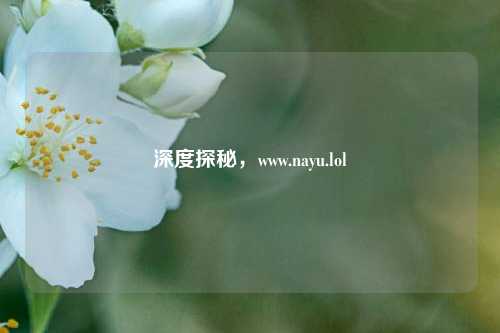 深度探秘,www.nayu.lol