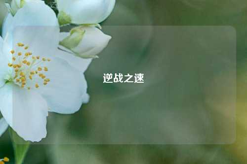 逆战之速