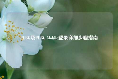 PUBG及PUBG Mobile登录详细步骤指南