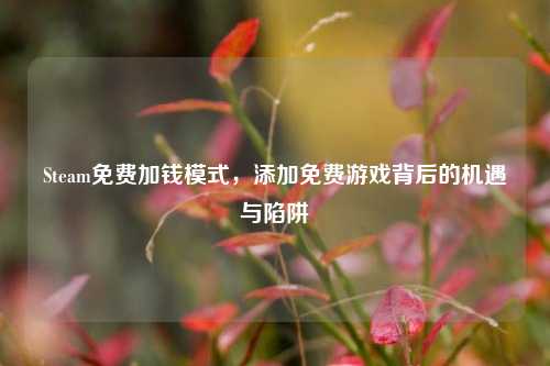 Steam免费加钱模式,添加免费游戏背后的机遇与陷阱