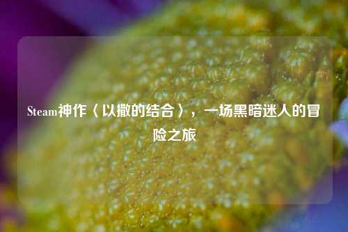 Steam神作〈以撒的结合〉,一场黑暗迷人的冒险之旅