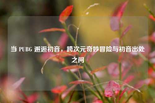 当 PUBG 邂逅初音,跨次元奇妙冒险与初音出处之问