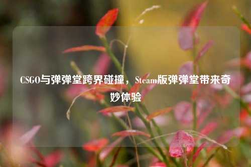 CSGO与弹弹堂跨界碰撞,Steam版弹弹堂带来奇妙体验