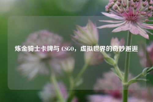 炼金骑士卡牌与 CSGO,虚拟世界的奇妙邂逅