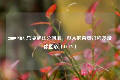 2009 NBA 总决赛比分回顾,湖人的荣耀征程及录像回放(CCTV)