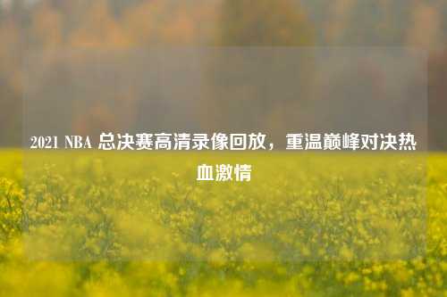 2021 NBA 总决赛高清录像回放,重温巅峰对决热血***