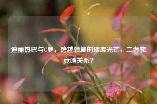 迪丽热巴与C罗,跨越领域的璀璨光芒,二者究竟啥关系?