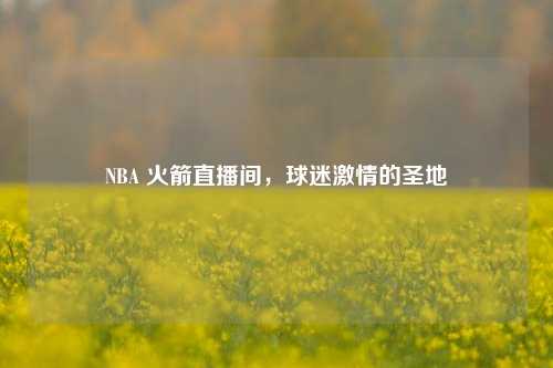 NBA 火箭直播间,球迷***的圣地