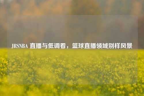 JRSNBA 直播与低调看,篮球直播领域别样风景