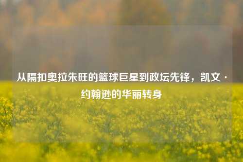 从隔扣奥拉朱旺的篮球巨星到政坛先锋,凯文·约翰逊的华丽转身
