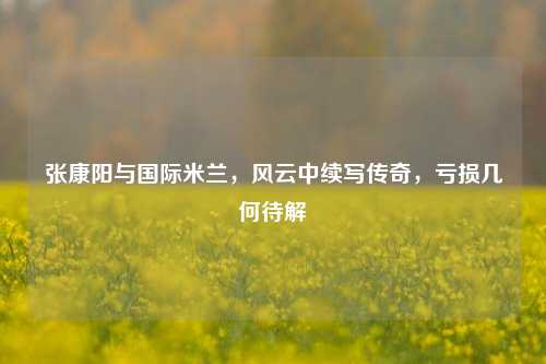 张康阳与国际米兰,风云中续写传奇,亏损几何待解